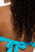Luli Fama Beach Fuzz Knot Bow Bandeau Top